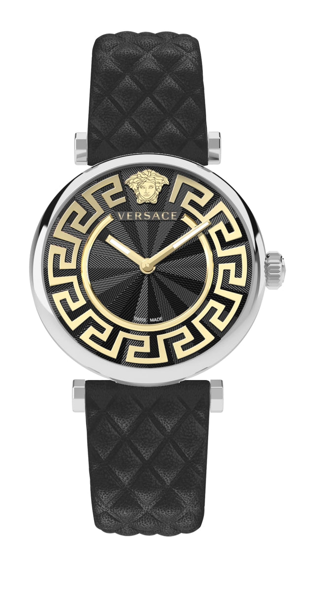 ★人気★【VERSACE】GUILLOCHE MEDUSA VINTAGE GIANNI VERSACE Signature MEDUSA GOLDPLATED G10 Swiss