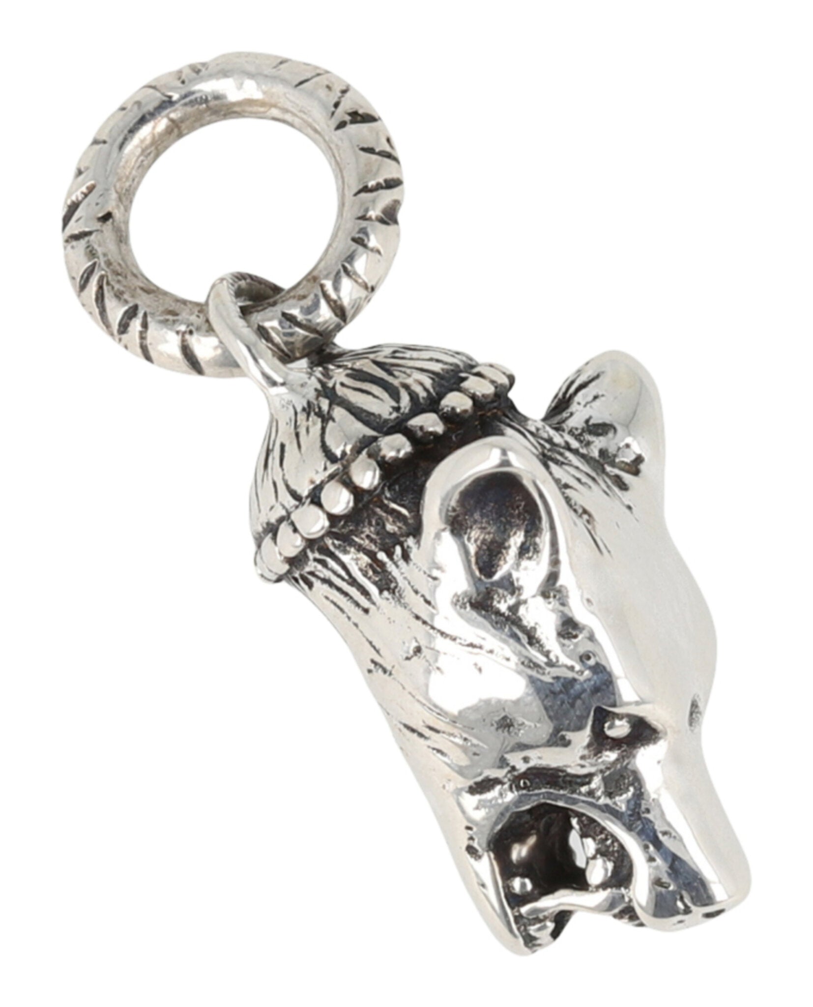 Anger Forest Wolf Head Charm