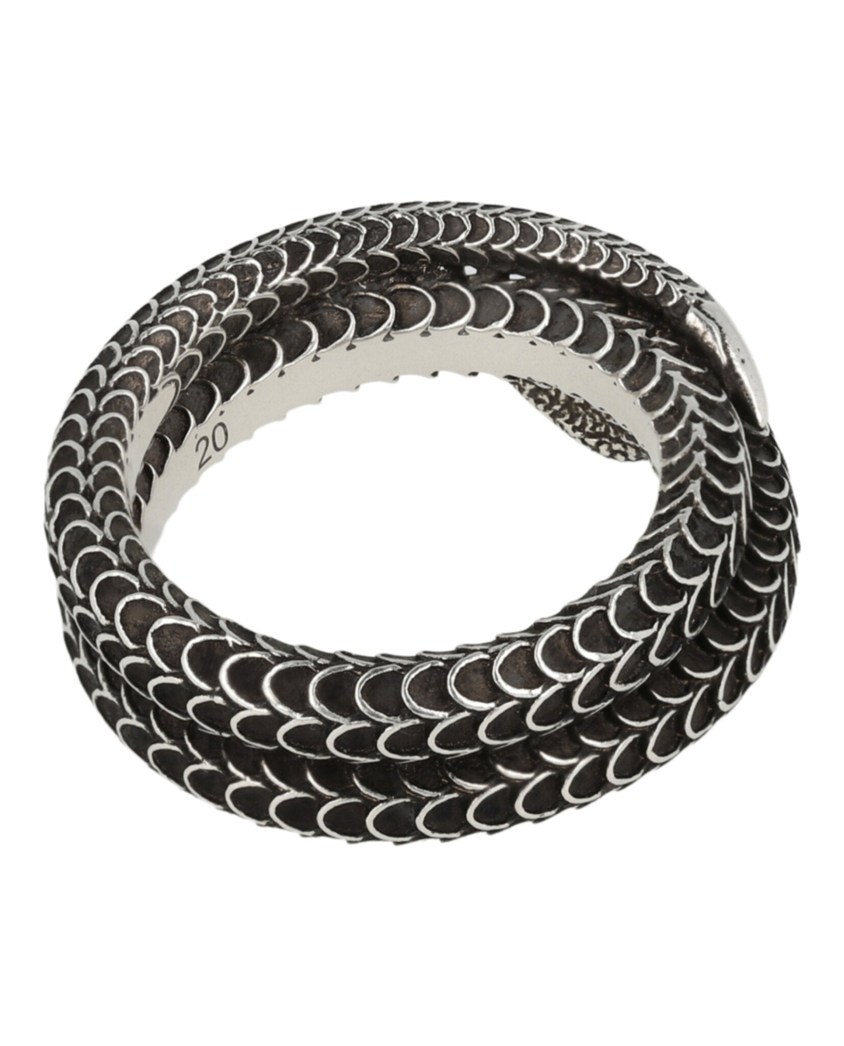 Garden Snake Aged Sterling Silver Snake Ring – Direct Luxury