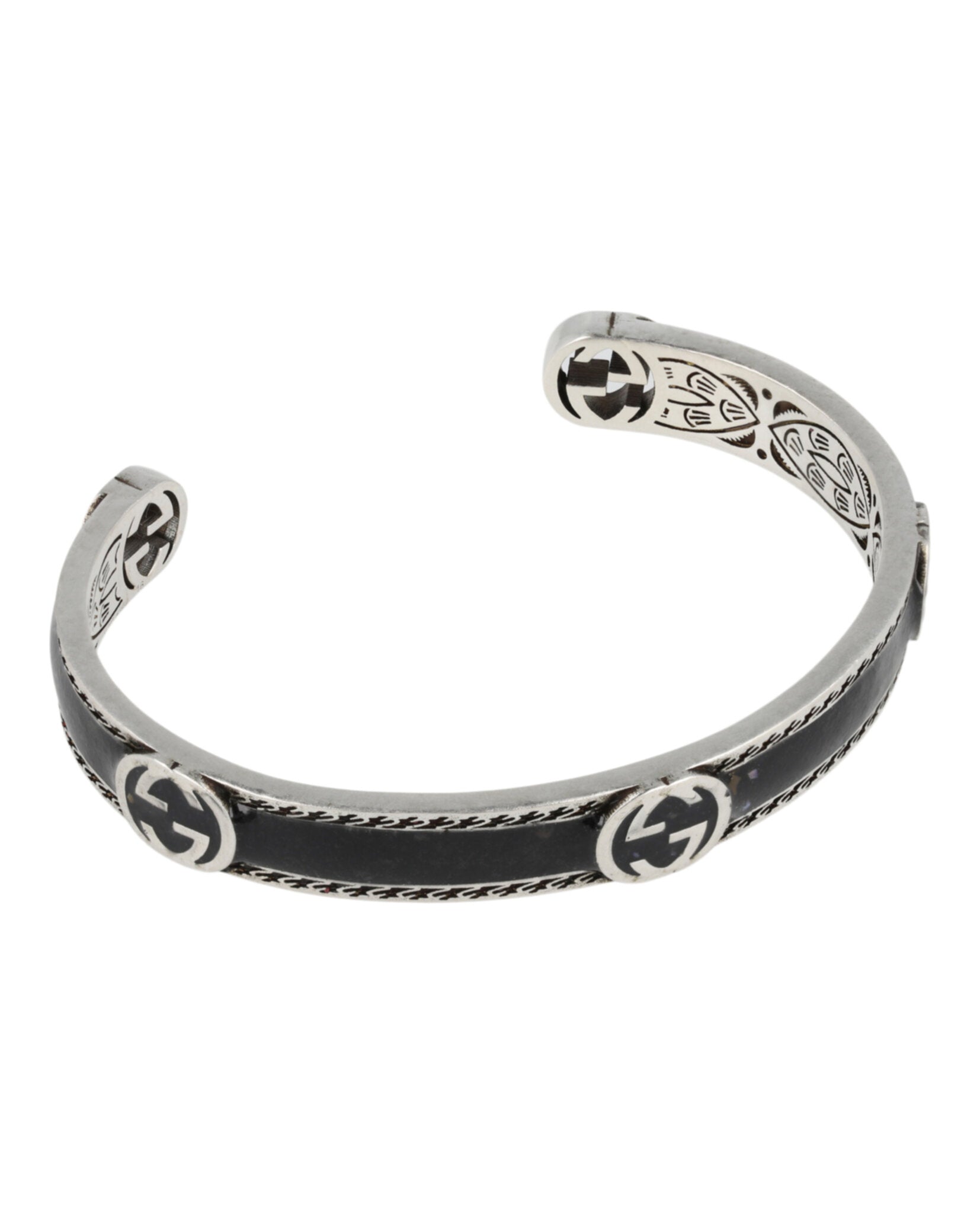 Sterling Silver Interlocking G Bracelet