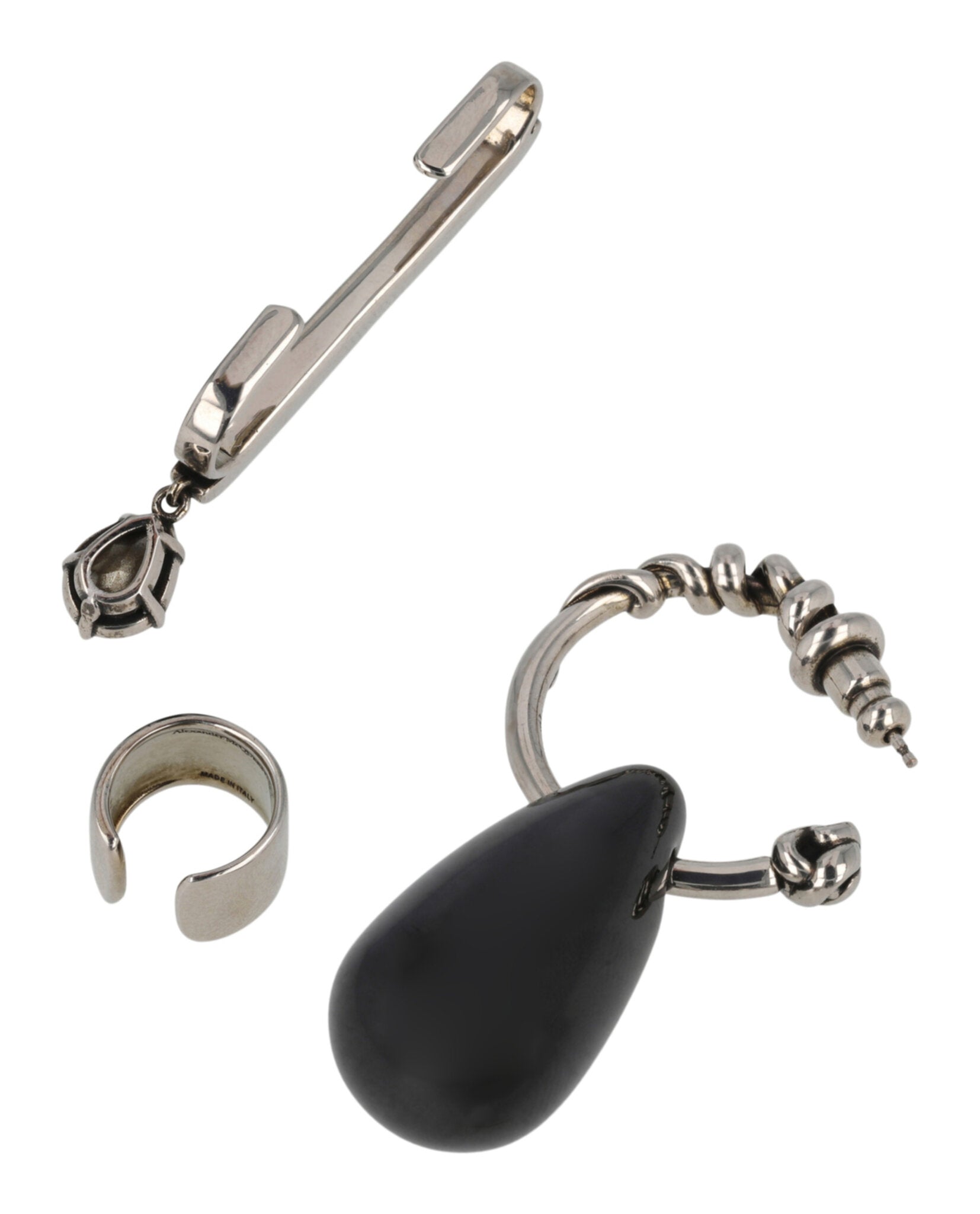 3-Piece Stone Ear Hook Set