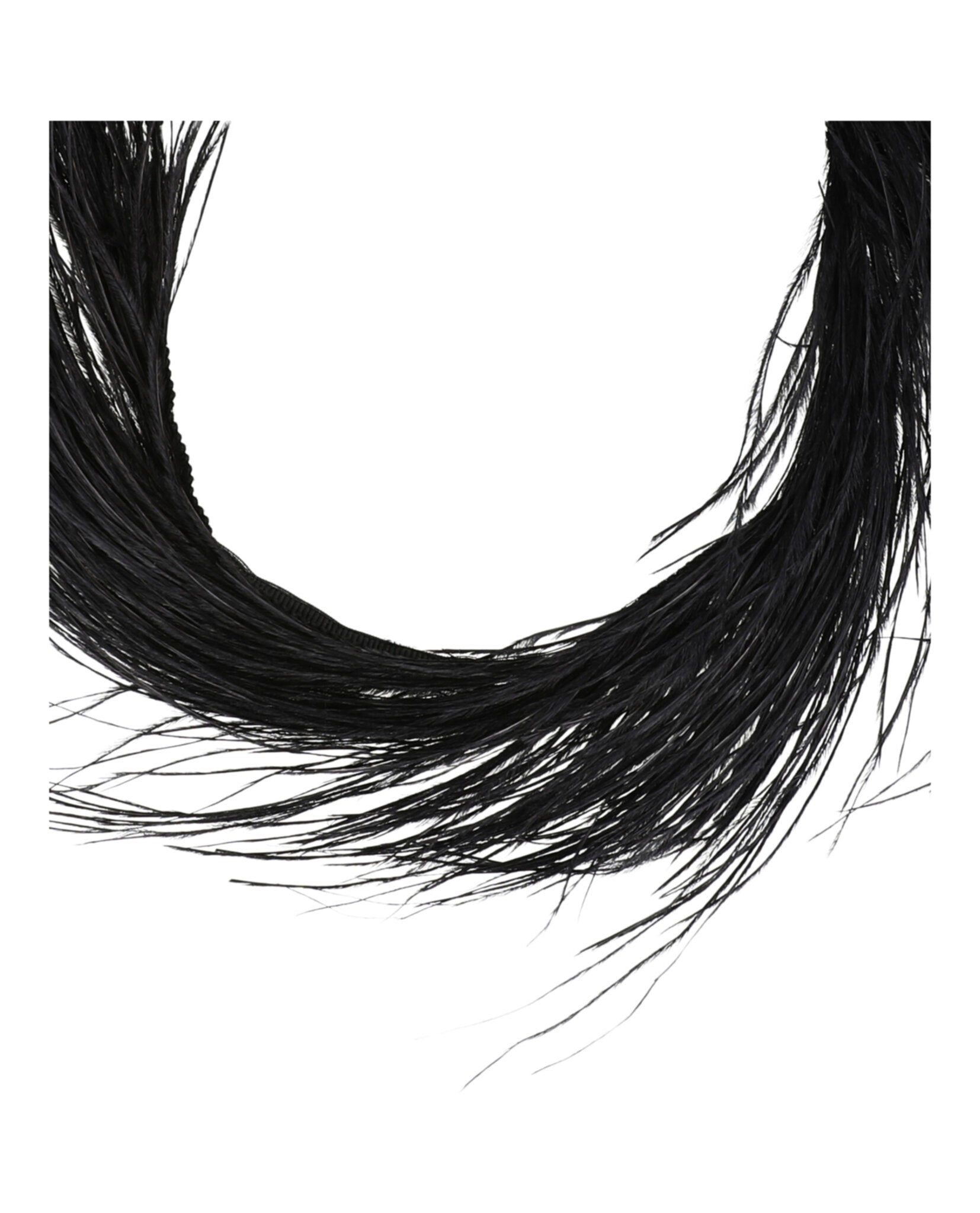 Ostrich Feather Choker Necklace