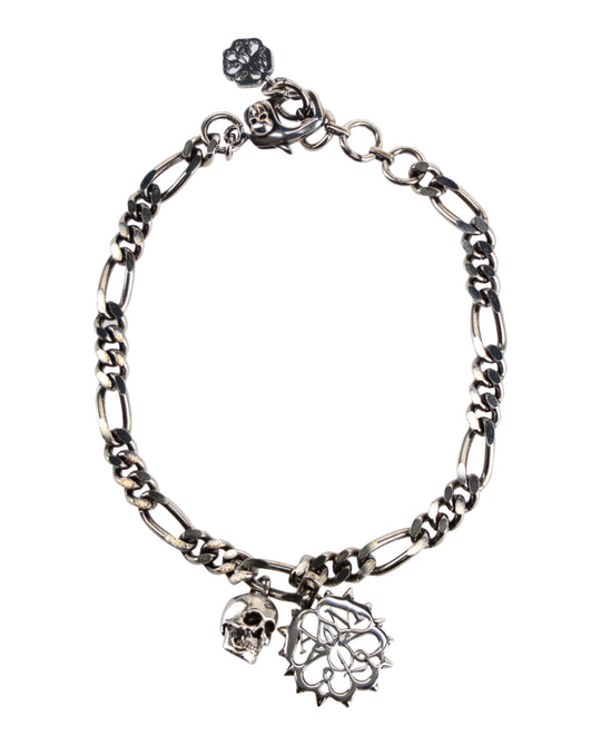 Studded Seal and Skull Bracelet