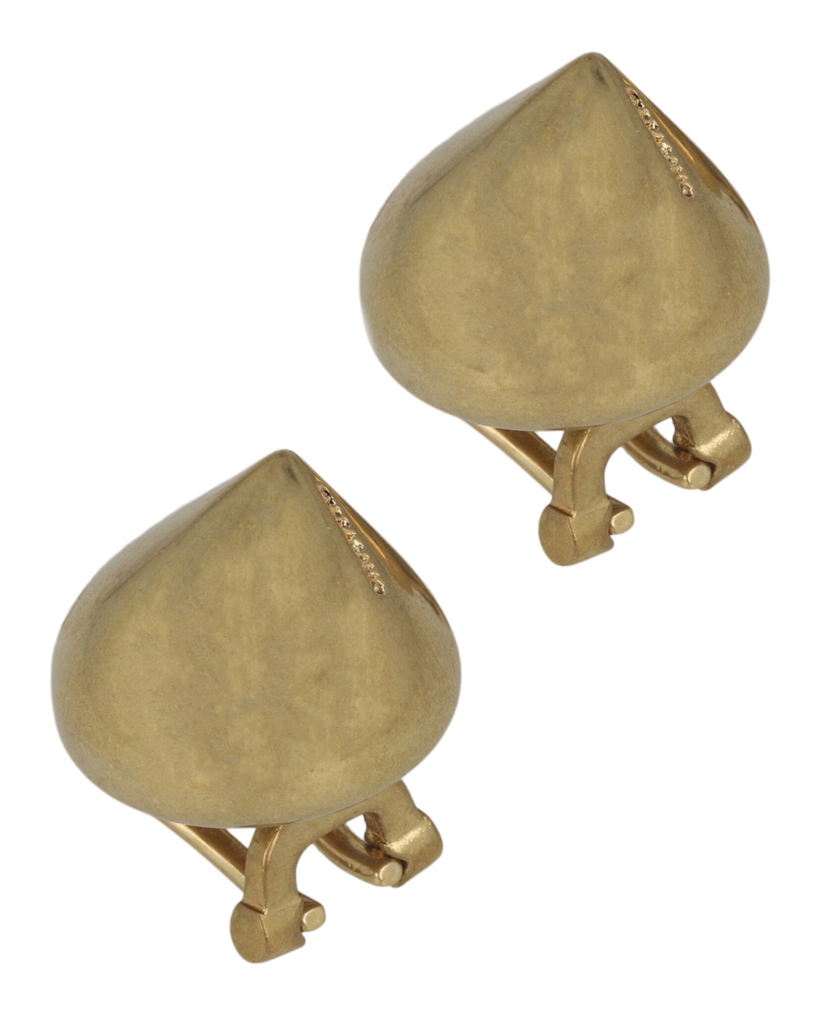 Small Sculptural Clip on Earrings