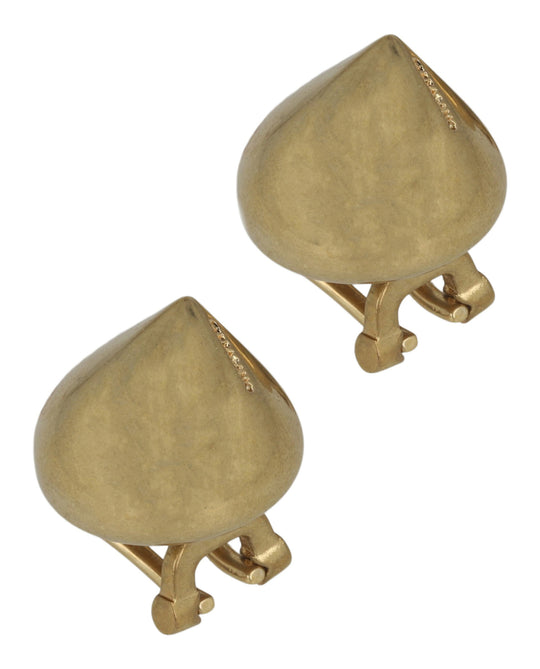 Small Sculptural Clip on Earrings