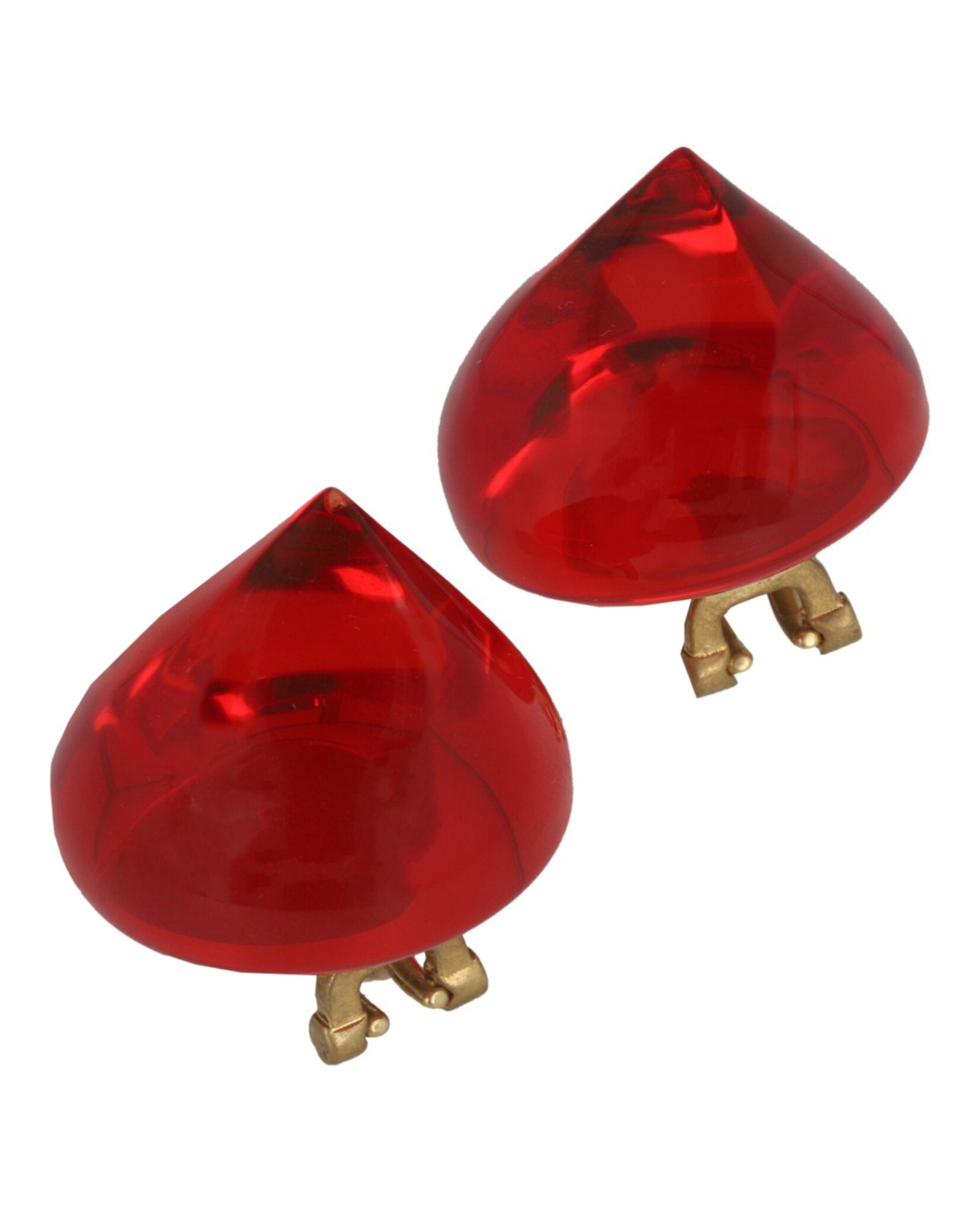 Medium Sculptural Clip on Earrings
