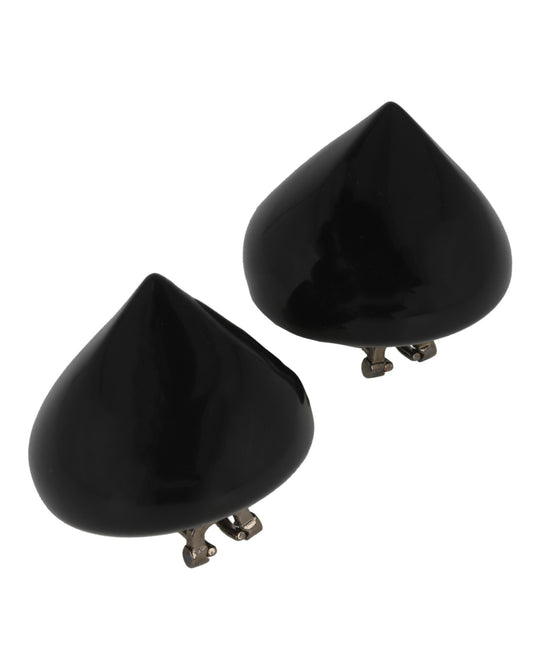 Large Sculptural Clip on Earrings