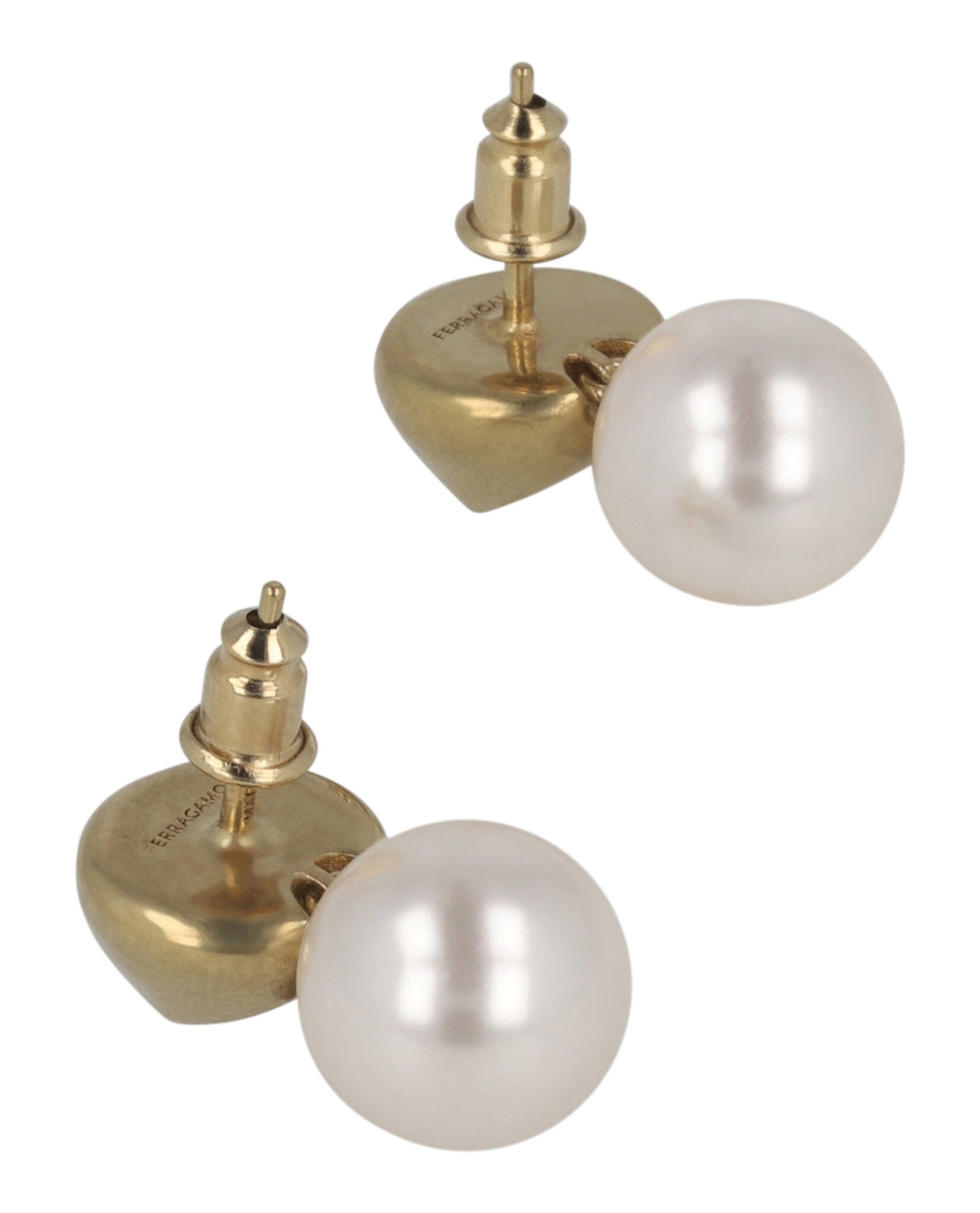 Sculptural Faux Pearl Earrings