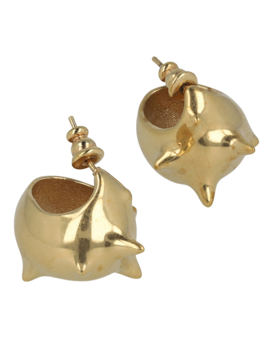 Rock Huggie Earrings