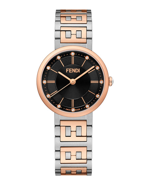 フェンディ　FENDI FOREVERクォーツ Fendi Stainless Steel Diamond Bezel 19mm Fendi Forever Quartz