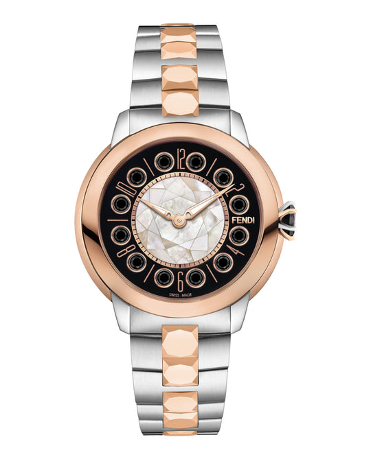 Fendi IShine Mother of Pearl Watch
