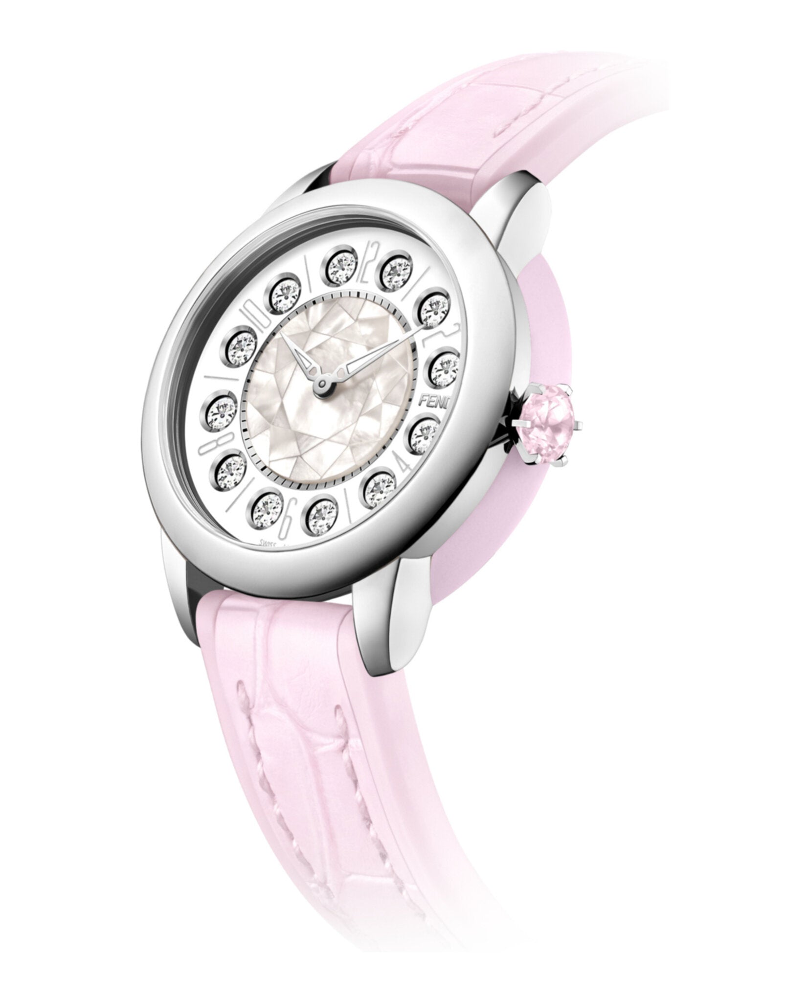 Fendi IShine Mother of Pearl Watch