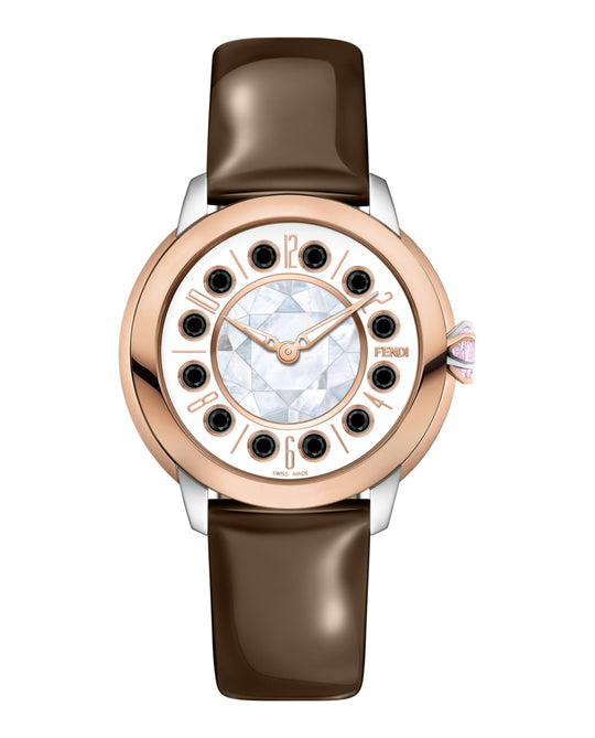 Fendi IShine Mother of Pearl Watch