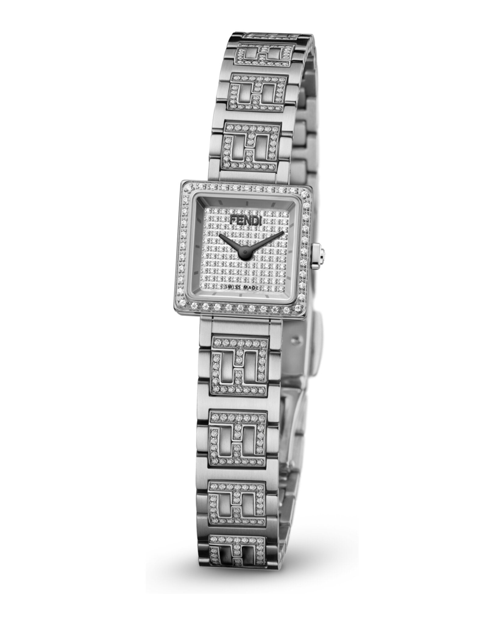 Forever Fendi Square Diamond Watch