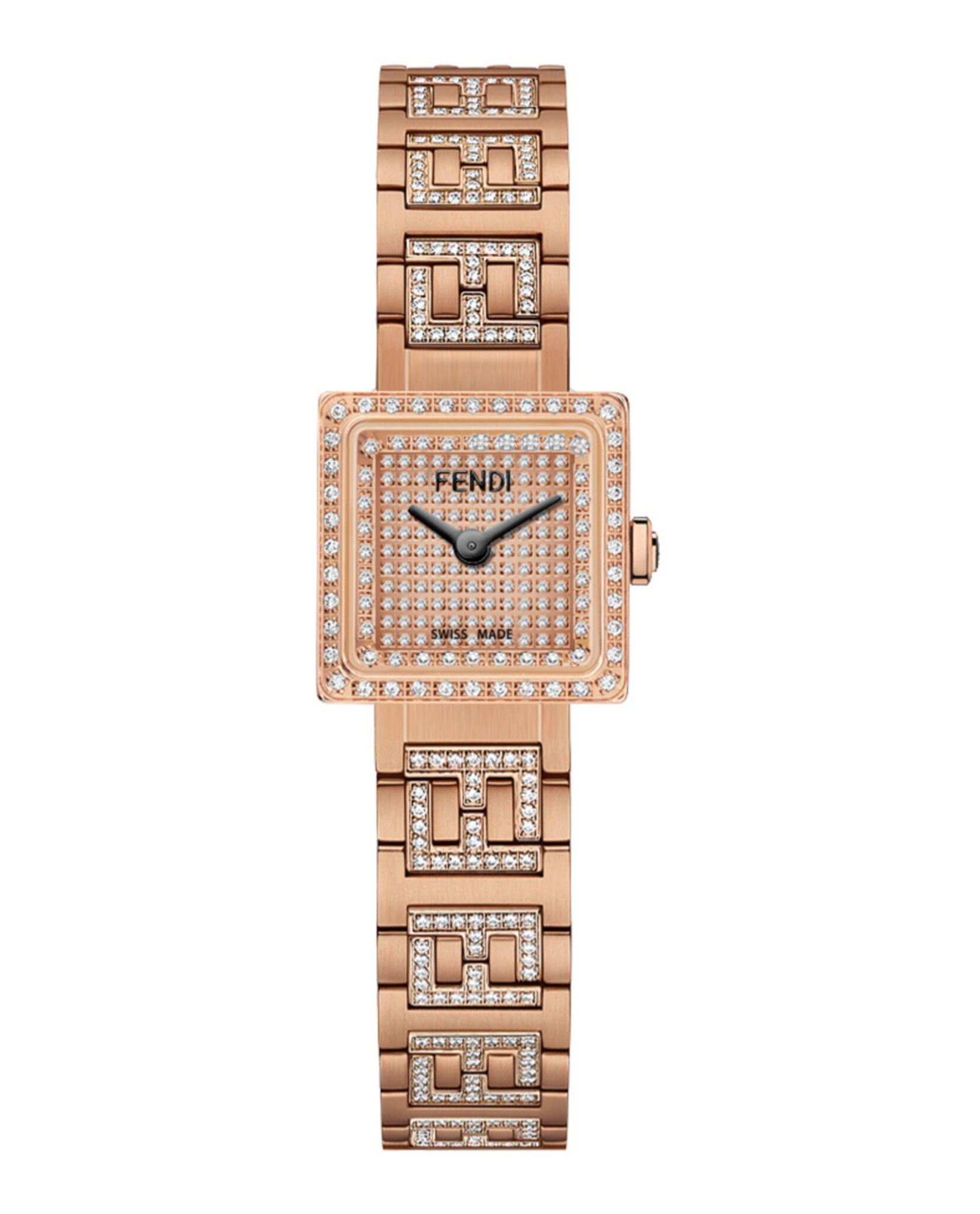 Forever Fendi Square Diamond Watch