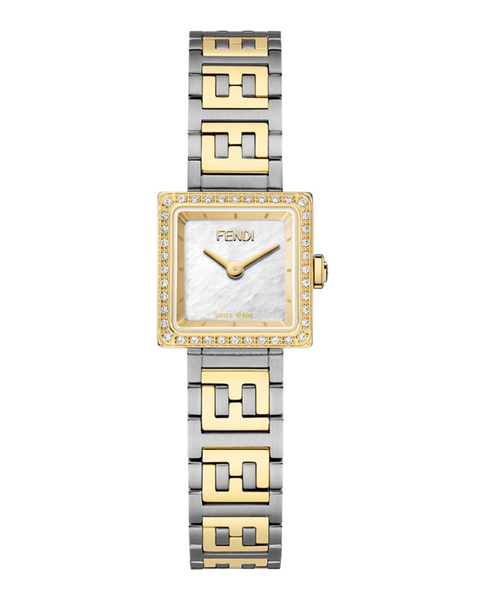 Forever Fendi Square Diamond Watch