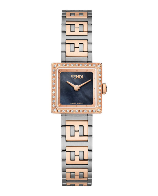 Forever Fendi Square Diamond Watch