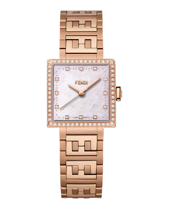 Forever Fendi Square Diamond Watch