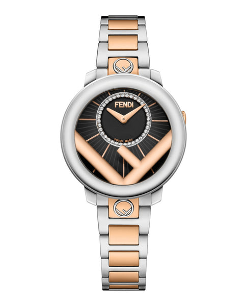 New]FENDI CLASSICO Ladies White Watch Shell Gold Diamond