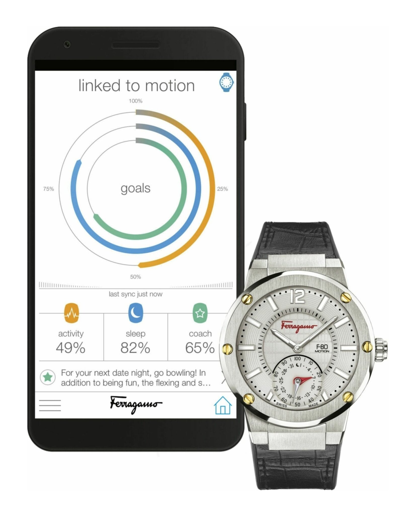 F-80 Motion Leather Watch