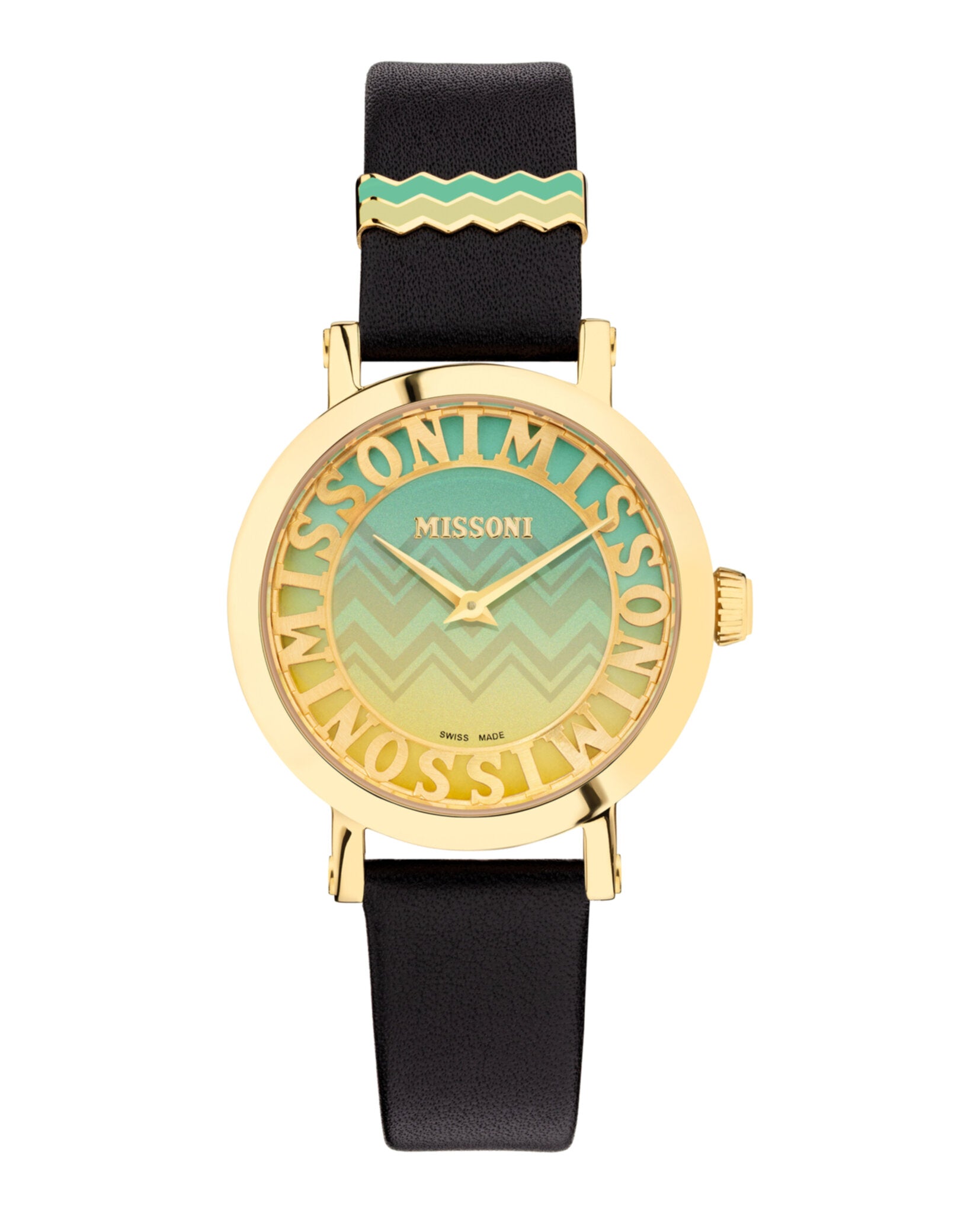 Missoni Melrose Leather Watch