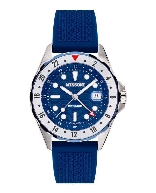Missoni GMT Traveller Silicone Watch