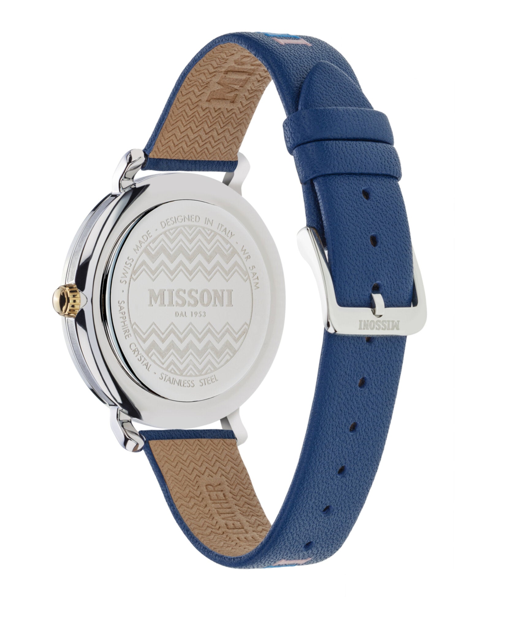 Missoni Lettering Leather Watch