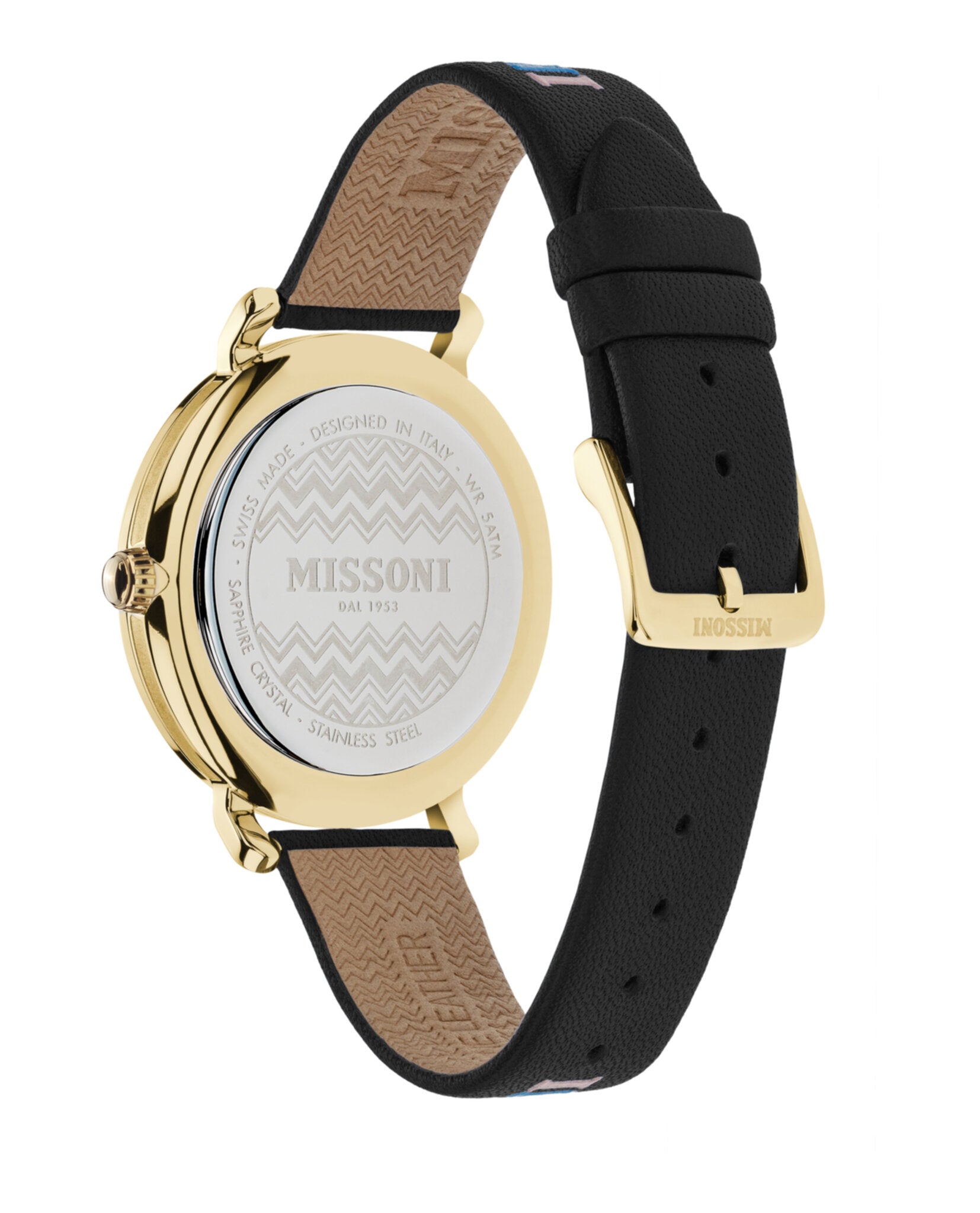 Missoni Lettering Leather Watch