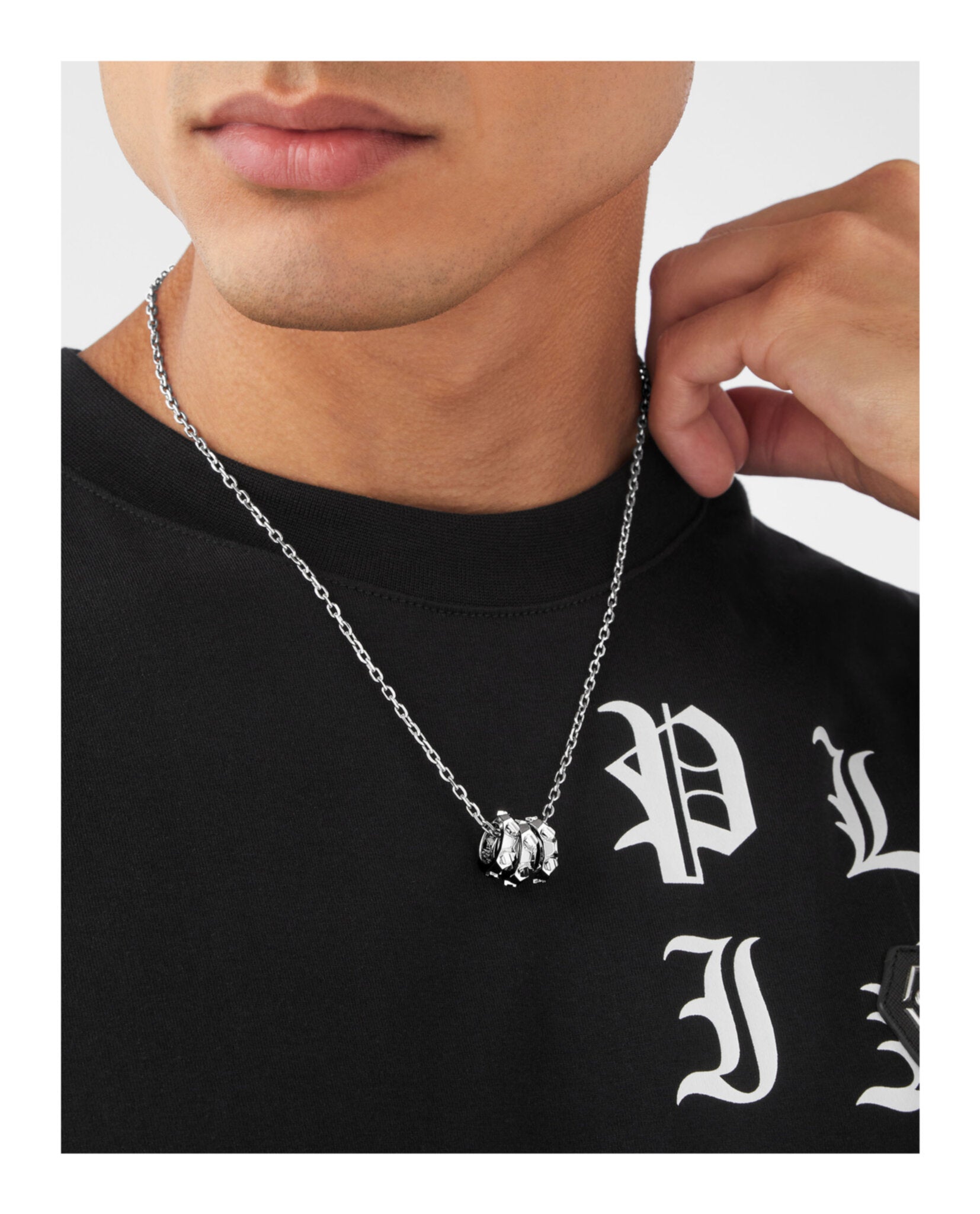 The Plein Cuff Cable Chain Necklace