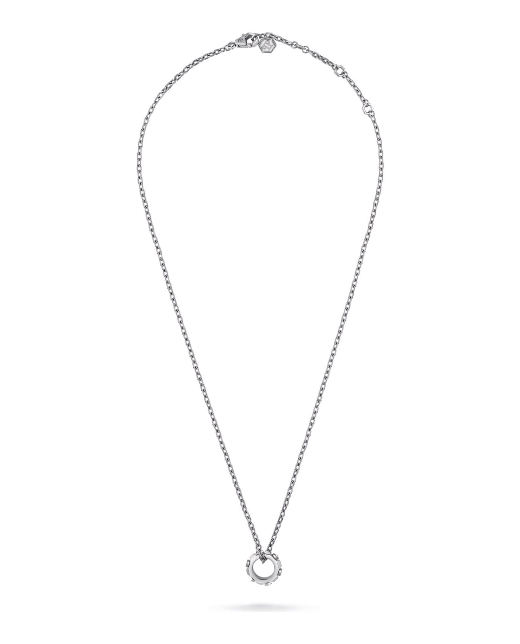 The Plein Cuff Crystal Cable Chain Necklace