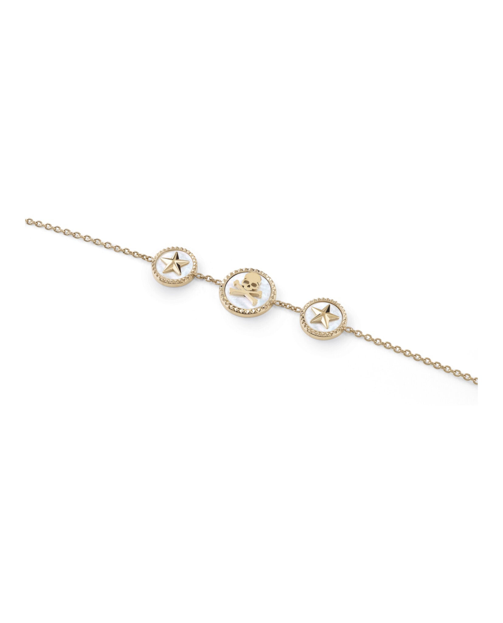 Plein Mini Logo Cable Chain Bracelet