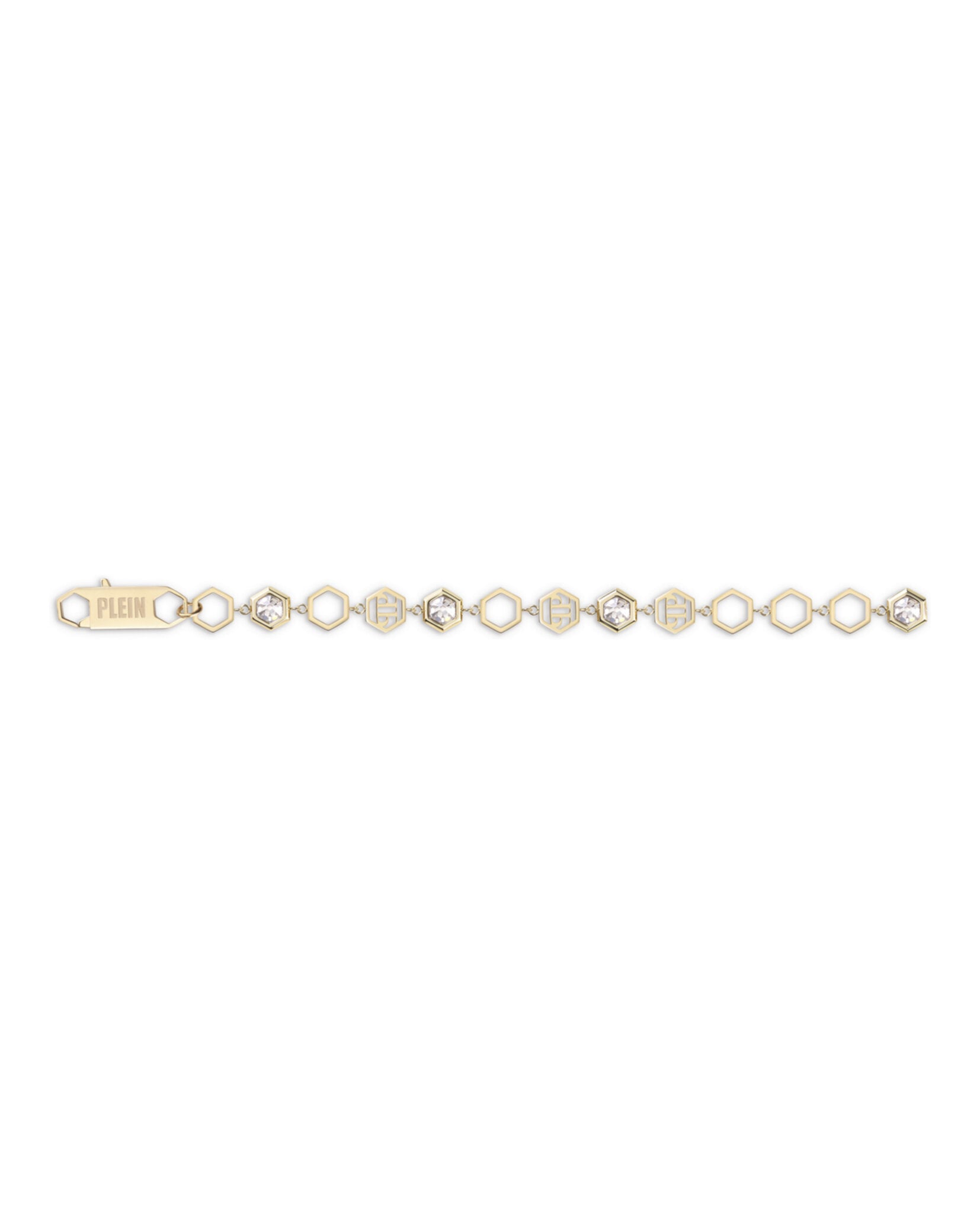 Hexagon Lux Crystal Hexagon Chain Bracelet