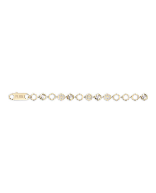 Hexagon Lux Crystal Hexagon Chain Bracelet