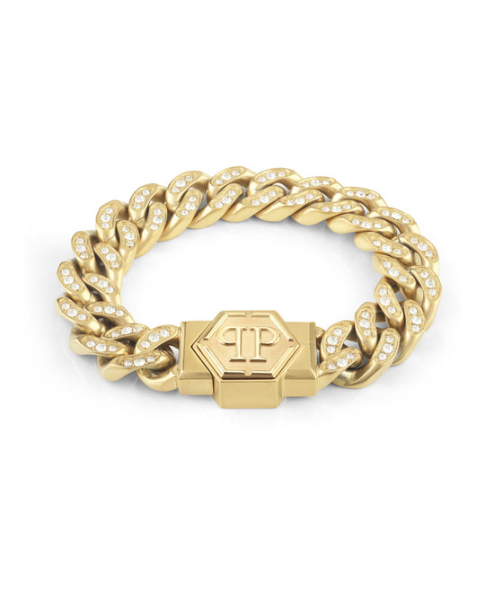 Hexagon Crystal Cuban Links Bracelet