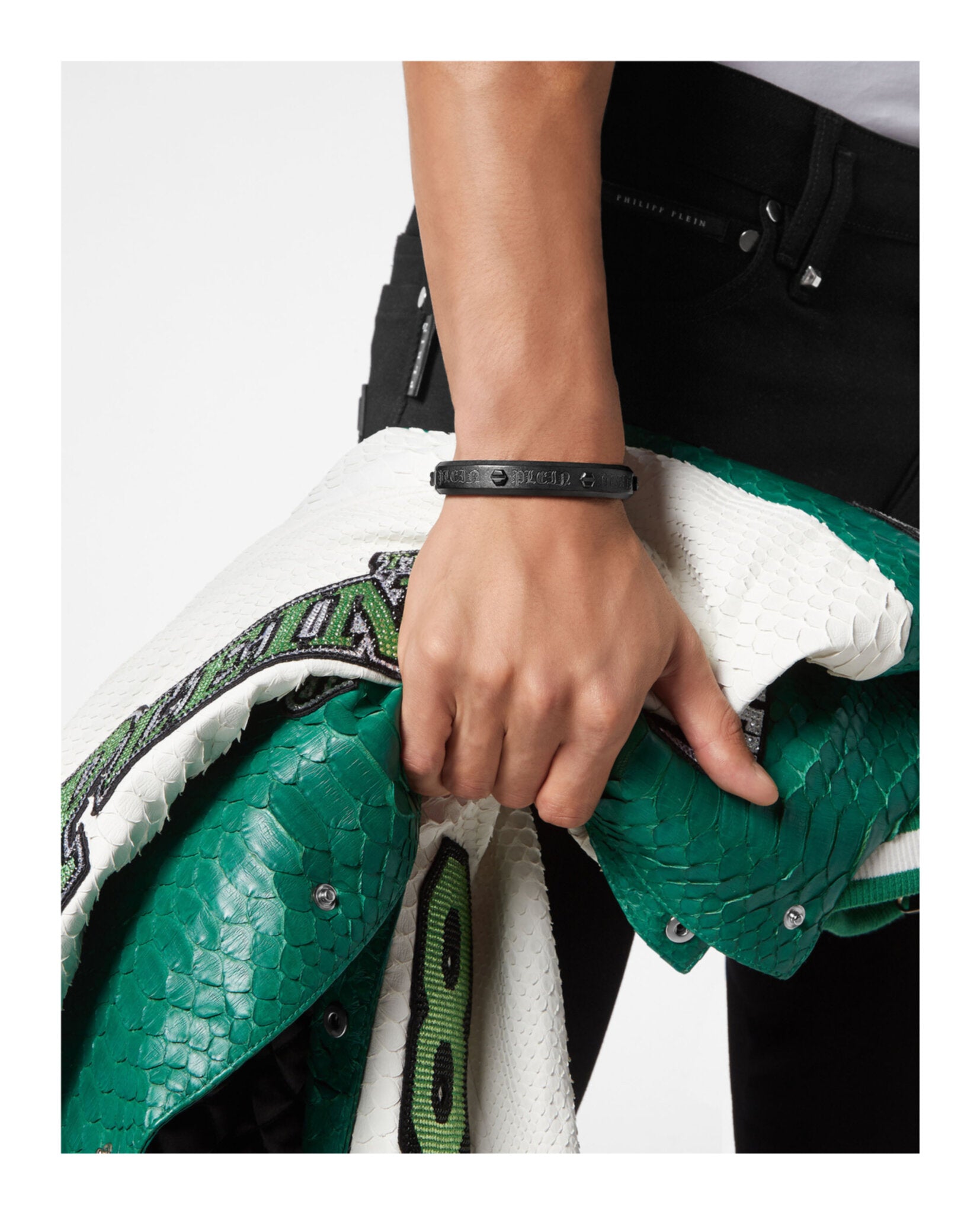 Hexagon Bangle Bracelet
