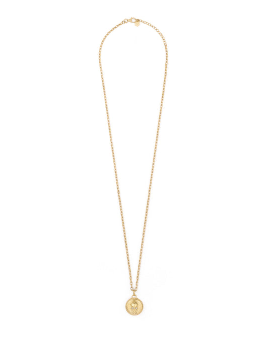 3D $kull Crystal Cable Chain Necklace