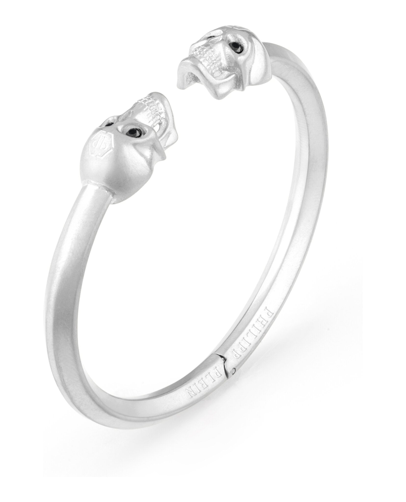 3D $kull Crystal Bangle Bracelet