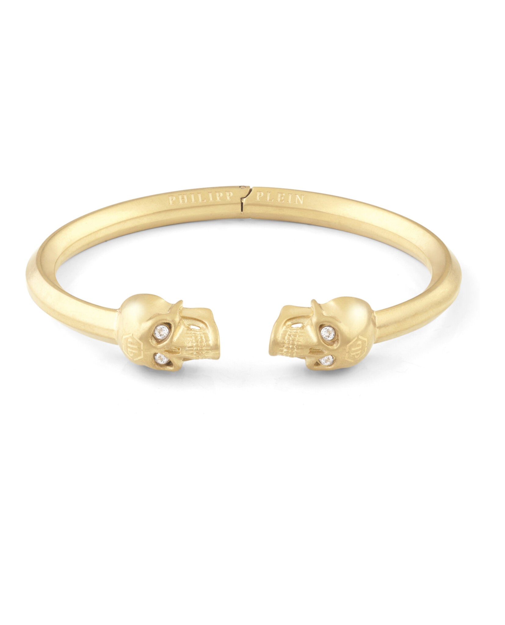 3D $kull Crystal Bangle Bracelet