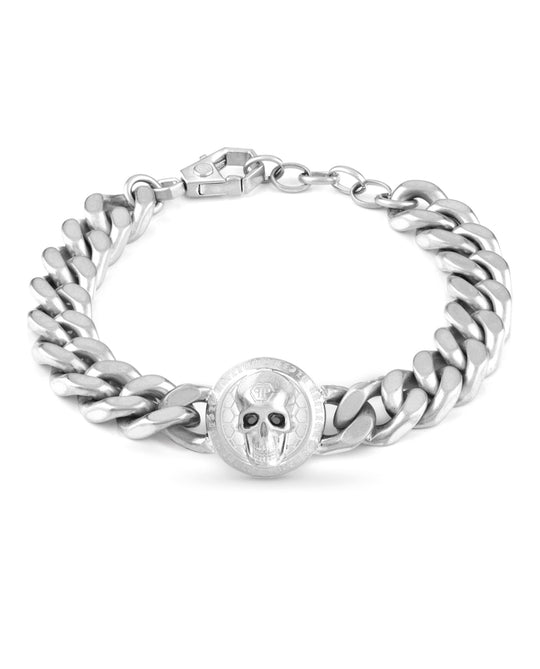 3D $kull Crystal Cuban Links Bracelet