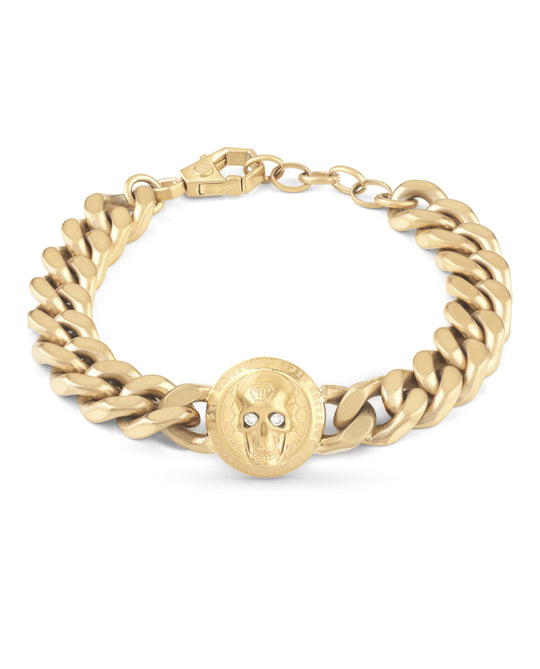 3D $kull Crystal Cuban Links Bracelet