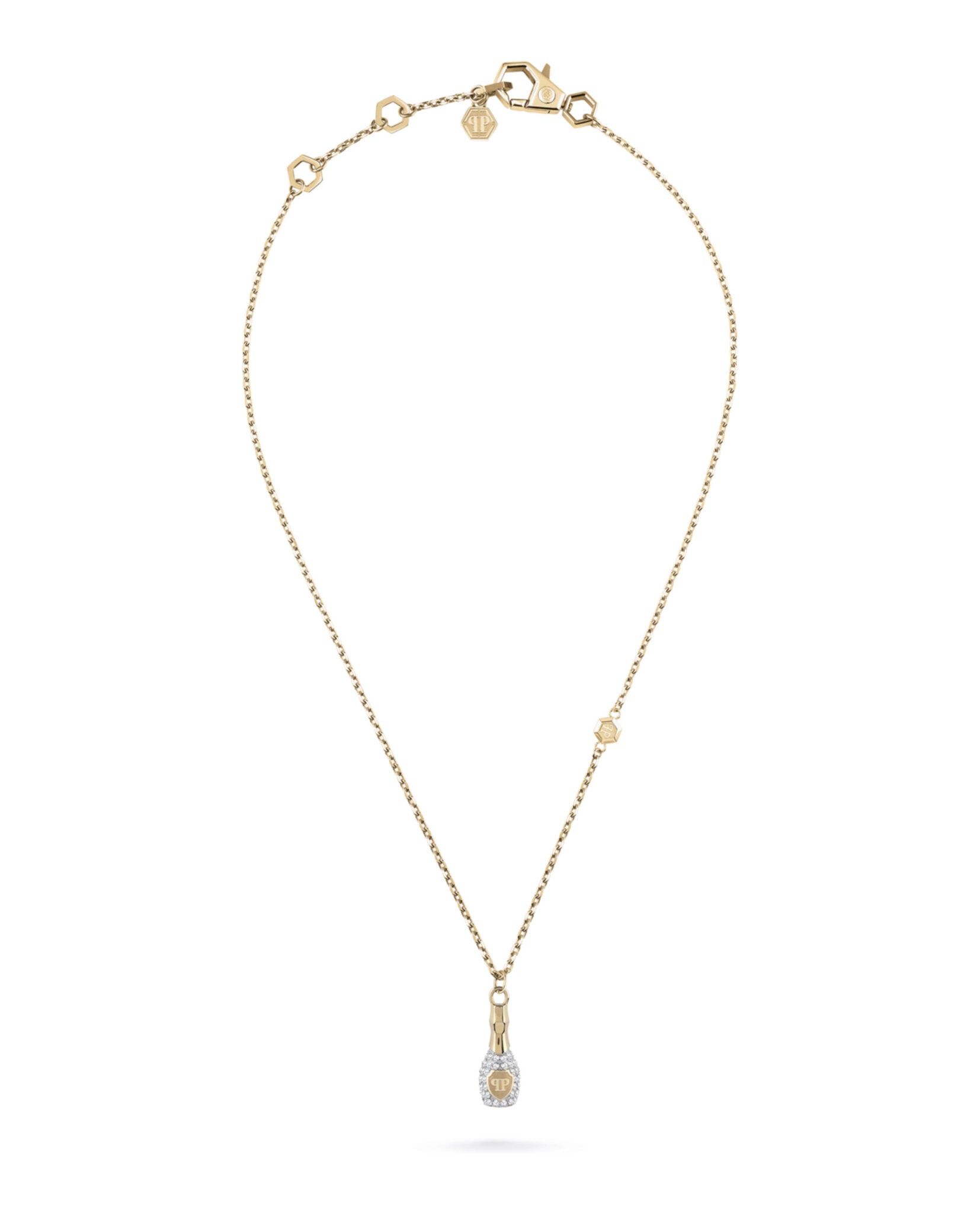 Plein Valentine Crystal Cable Chain Necklace