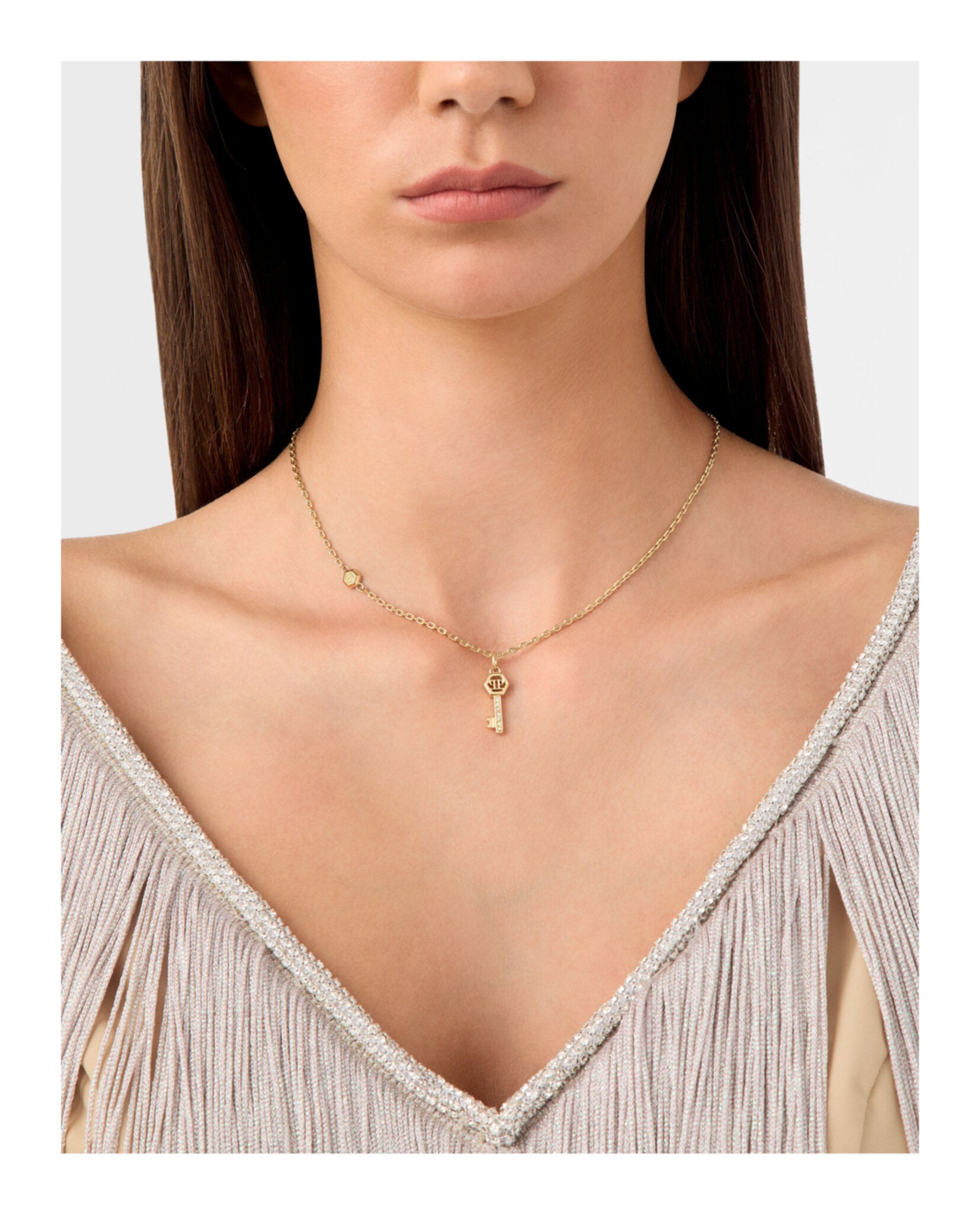Plein Valentine Cable Chain Necklace