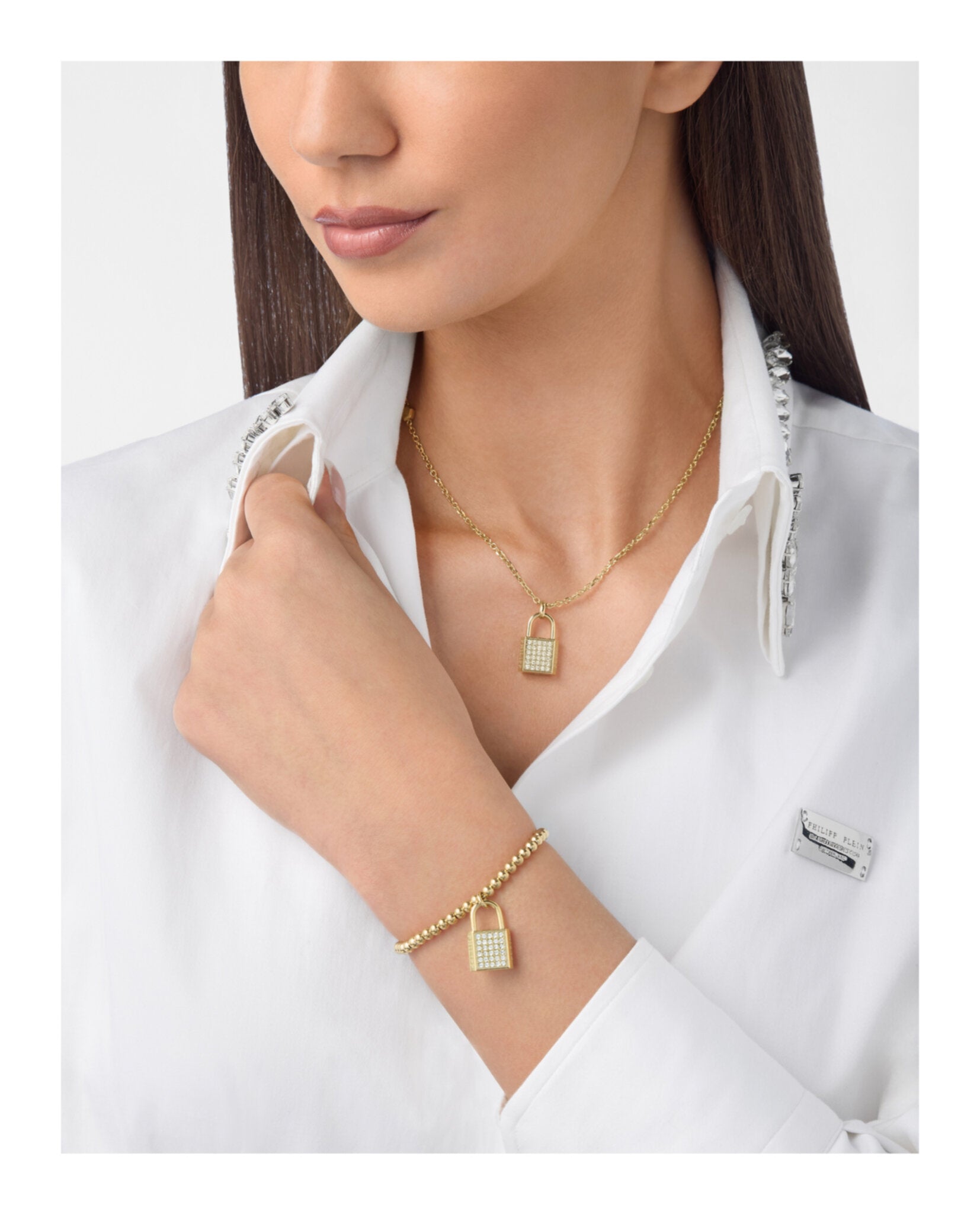 Plein Valentine Cable Chain Necklace