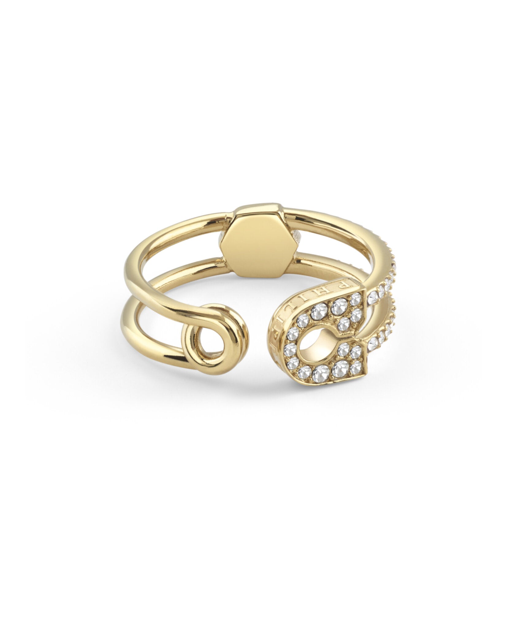 Plein Safety Pin  Ring
