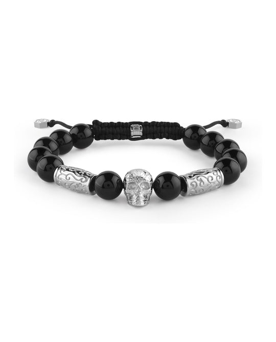 Plein Elite Onyx Beads Bracelet