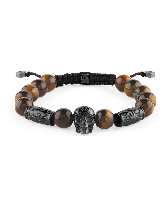 Plein Elite Tiger Eye Beads Bracelet
