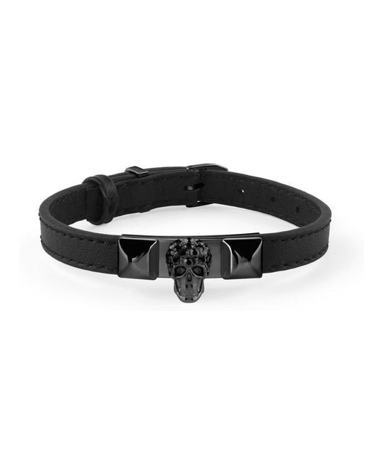 Plein Enigma Crystal Calf Leather Bracelet