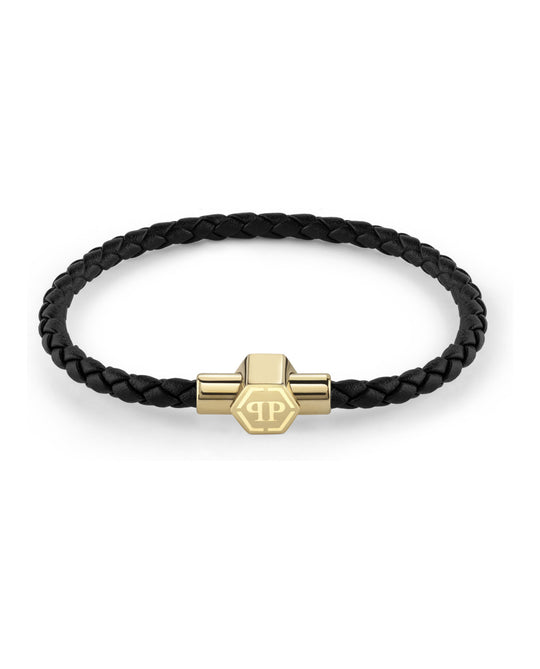 Plein Enigma Calf Leather Bracelet