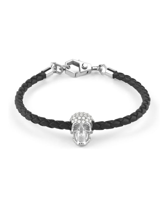 Plein Enigma Crystal Calf Leather Bracelet