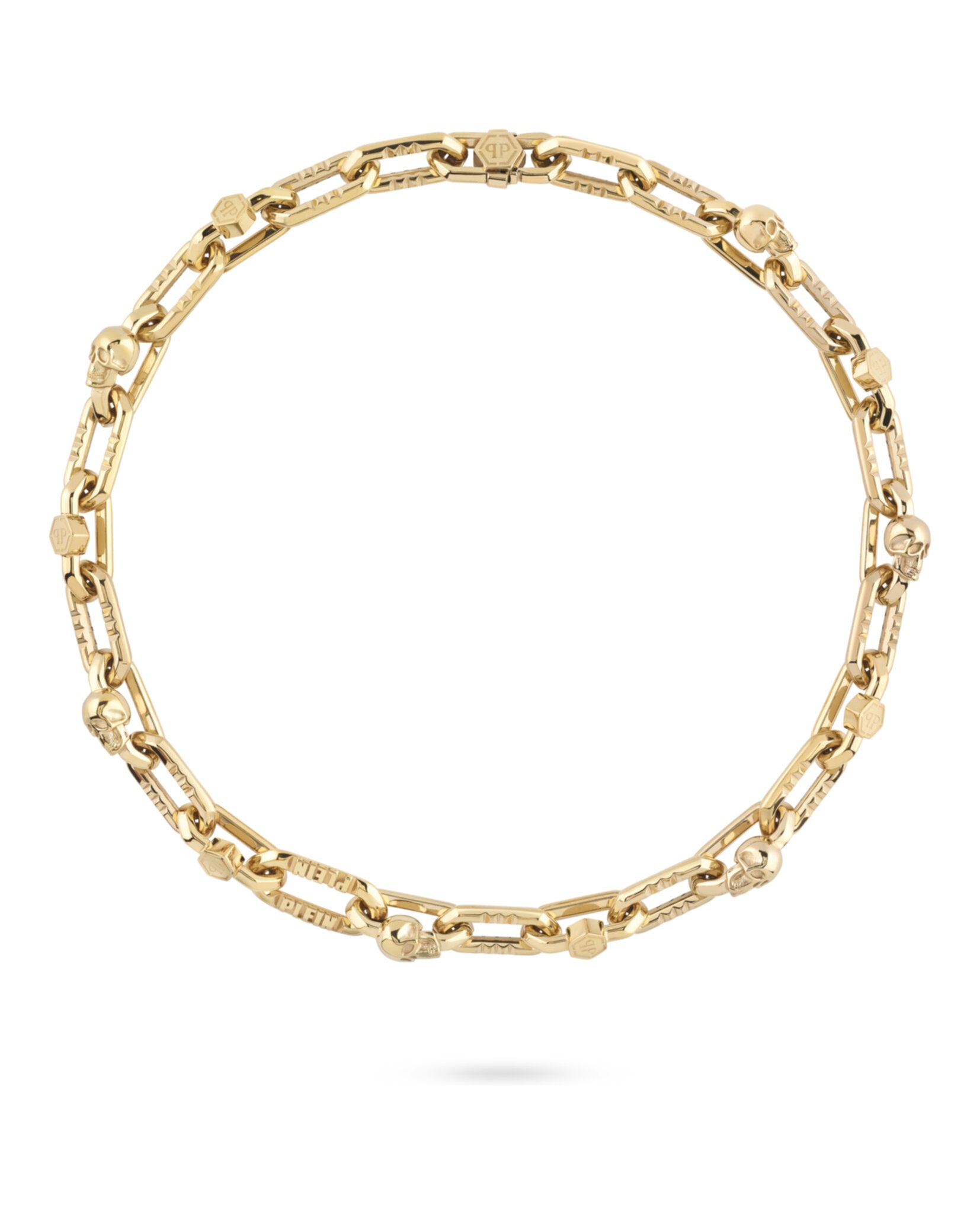 Plein Edge Cable Chain Necklace
